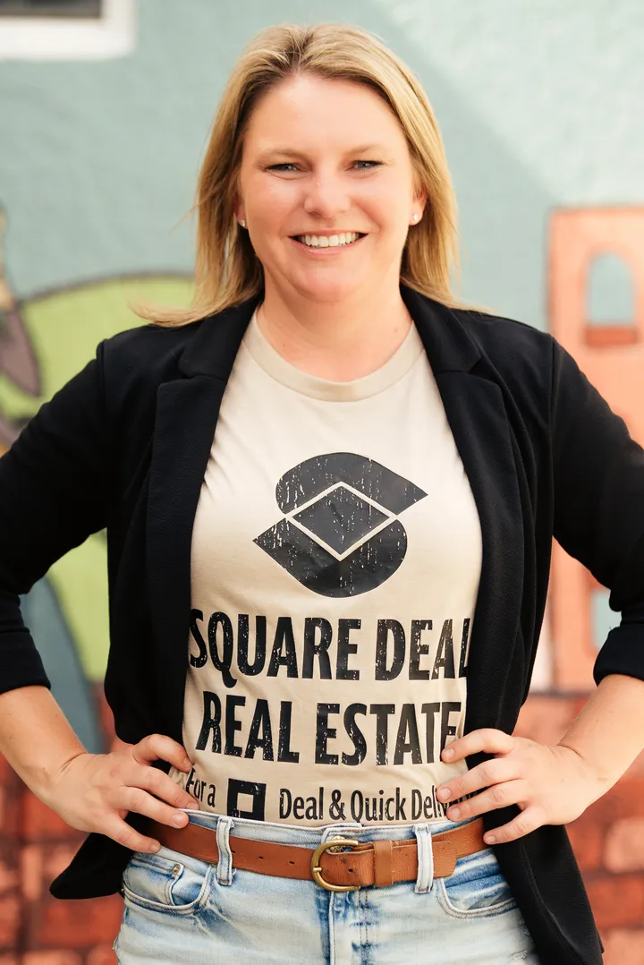 Portrait of Emily Swinford, REALTOR® & Broker and founder of Square Deal Real Estate in Glenwood, Iowa